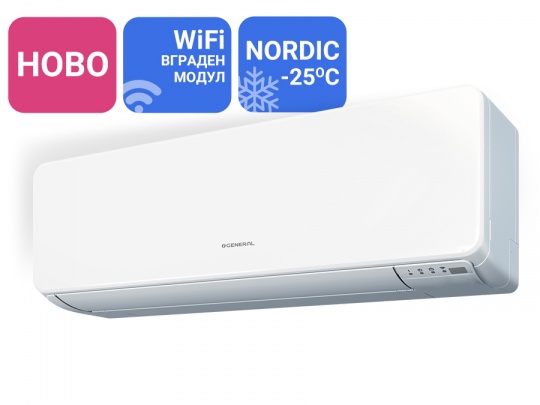 Инверторен климатик стенен General ⁰Fujitsu NORDIC ASHG14KMCEN/AOHG14KMCEN - Image 2